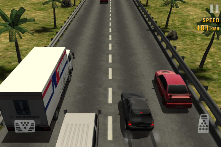 لعبة Traffic racer للكمبيوتر