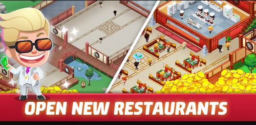 لعبة Idle Restaurant Tycoon للاندرويد 2021