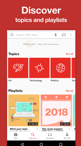 تحميل تطبيق TED التعليمي للأندرويد
